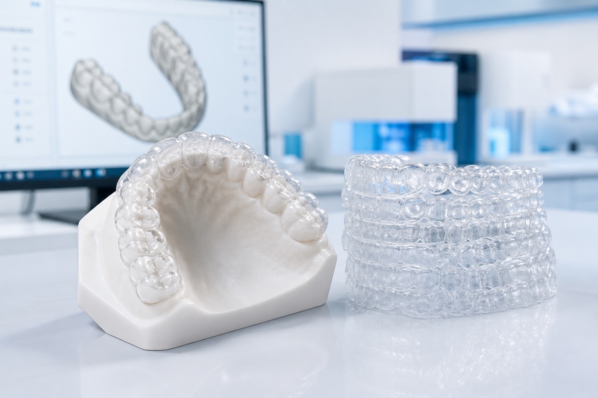 Minor clear-aligner package with a short staged aligner series